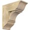 Ekena Millwork Thorton Traditional Rough Sawn Bracket w/ Offset Brace, Douglas Fir, 8"W x 18"D x 18"H BKT0806X18X18THR01RDF - alternate 1